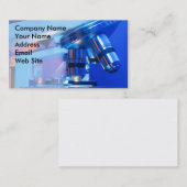 Wetenschappelijke microscoop visitekaartje (Voorkant / Achterkant)