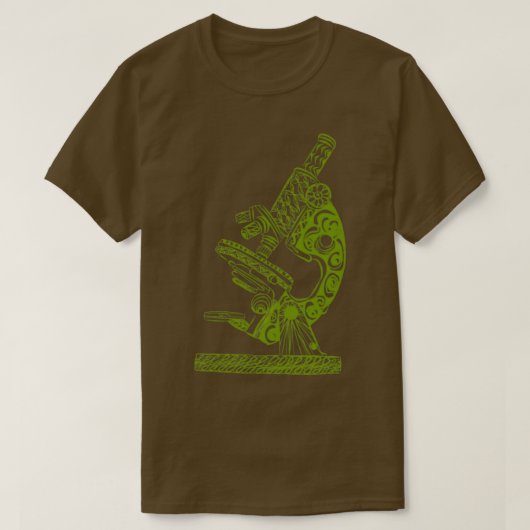 Wetenschappelijke microscooplijn Trekolf T-shirt (Design voorkant)