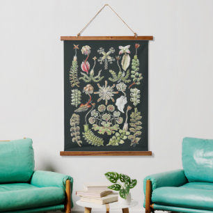 Wetenschappelijke Natuur Kunst Ernst Haeckel Lever Hangend Wandkleed
