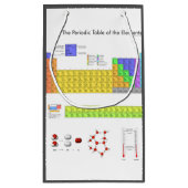 Wetenschappelijke periodieke tabel van de elemente klein cadeauzakje (Achterkant)