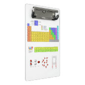 Wetenschappelijke periodieke tabel van de elemente mini klembord (Schuin)