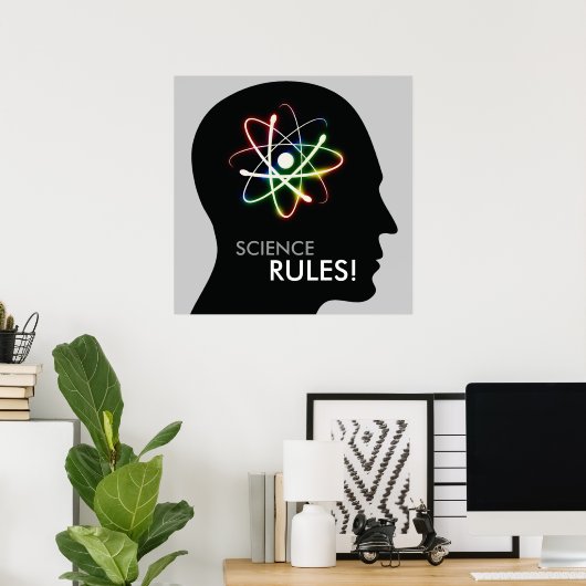 WETENSCHAPPELIJKE REGELS! | Geek Gifts Poster (Thuiskantoor)