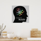 WETENSCHAPPELIJKE REGELS! | Geek Gifts Poster (Keuken)