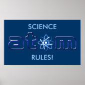 WETENSCHAPPELIJKE REGELS! - uniek Poster (Voorkant)