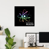 WETENSCHAPPELIJKE REGELS! - uniek Poster (Thuiskantoor)