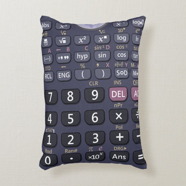 Wetenschappelijke rekenmachine accent kussen (Voorkant(Verticaal))