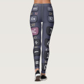 Wetenschappelijke rekenmachine leggings (Achterkant)
