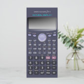 Wetenschappelijke rekenmachine menu (Staand voorkant)