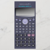 Wetenschappelijke rekenmachine menu (Voorkant)