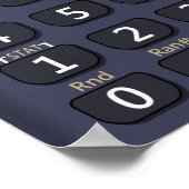 Wetenschappelijke rekenmachine poster (Hoek)