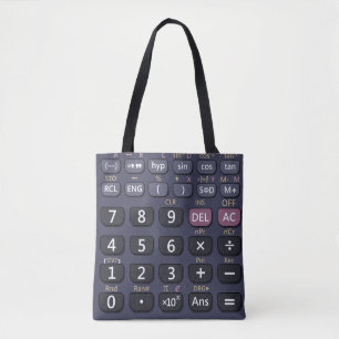 Wetenschappelijke rekenmachine tote bag