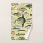 wetenschappelijke Vissende kunst Bad Handdoek (Handdoek)