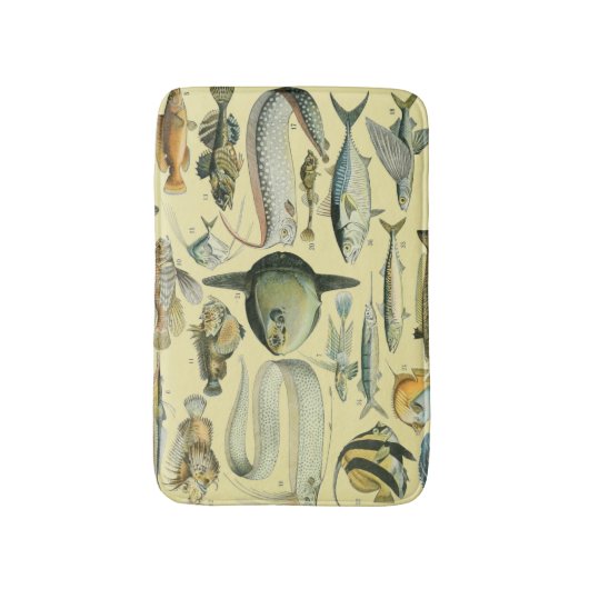  wetenschappelijke Vissende kunst Badmat (Voorkant Verticaal)