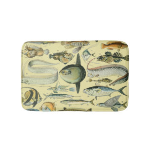 wetenschappelijke Vissende kunst Badmat