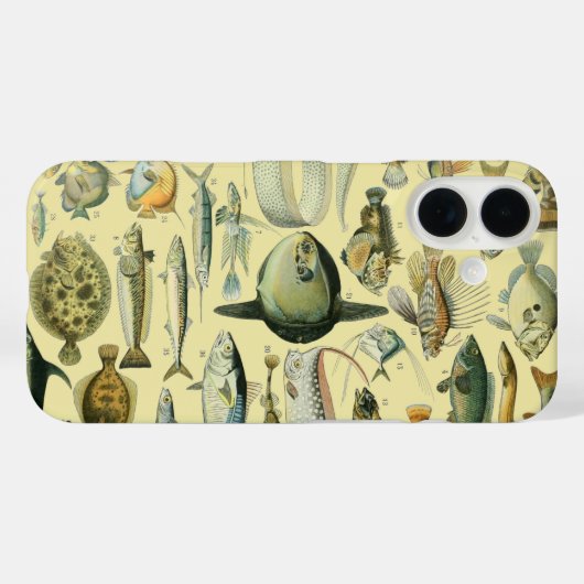 wetenschappelijke Vissende kunst Case-Mate iPhone Case (Achterkant (horizontaal))