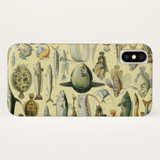  wetenschappelijke Vissende kunst Case-Mate iPhone Case (Achterkant (horizontaal))