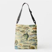  wetenschappelijke Vissende kunst Crossbody Tas (Achterkant)