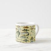 wetenschappelijke Vissende kunst Espresso Kop (Voorkant rechts)