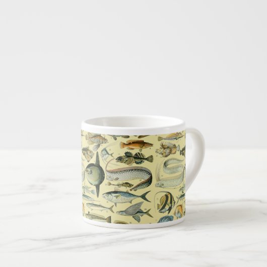  wetenschappelijke Vissende kunst Espresso Kop (Voorkant rechts)