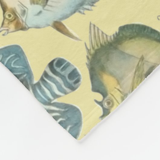  wetenschappelijke Vissende kunst Fleece Deken (Hoek)