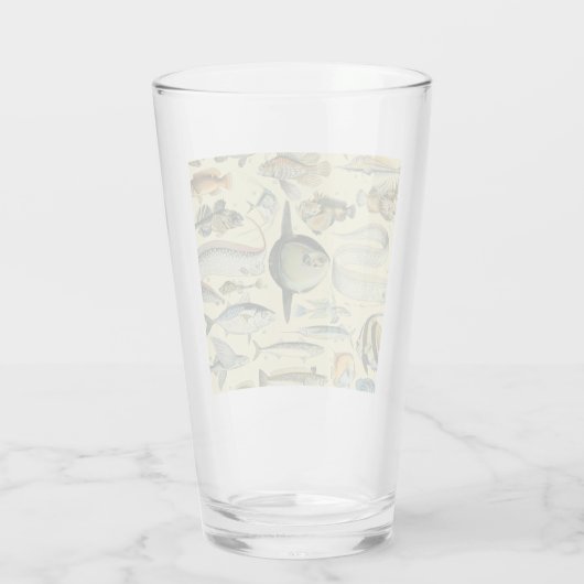  wetenschappelijke Vissende kunst Glas (Achterkant)