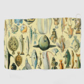  wetenschappelijke Vissende kunst Golfhanddoek (Horizontaal)