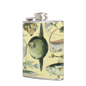 wetenschappelijke Vissende kunst Heupfles (Links)