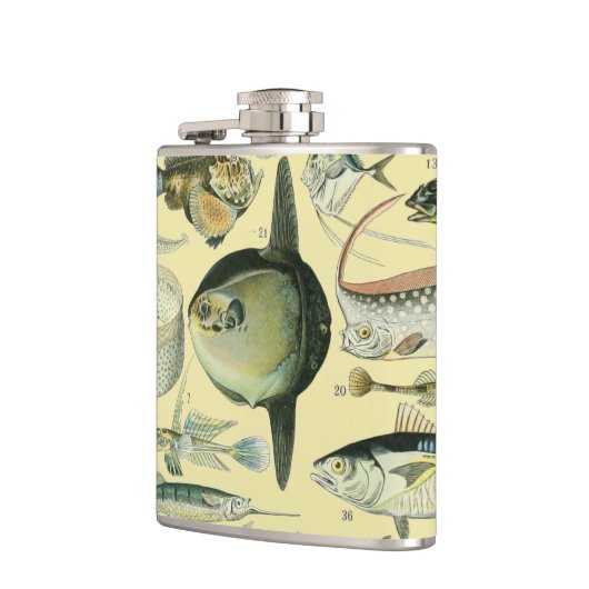  wetenschappelijke Vissende kunst Heupfles (Links)