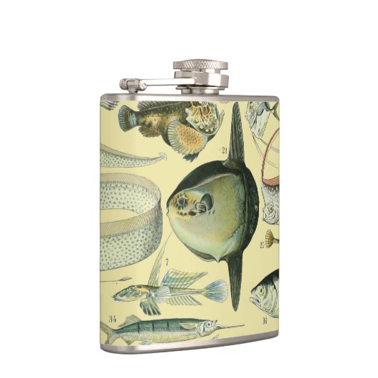  wetenschappelijke Vissende kunst Heupfles (Rechts)