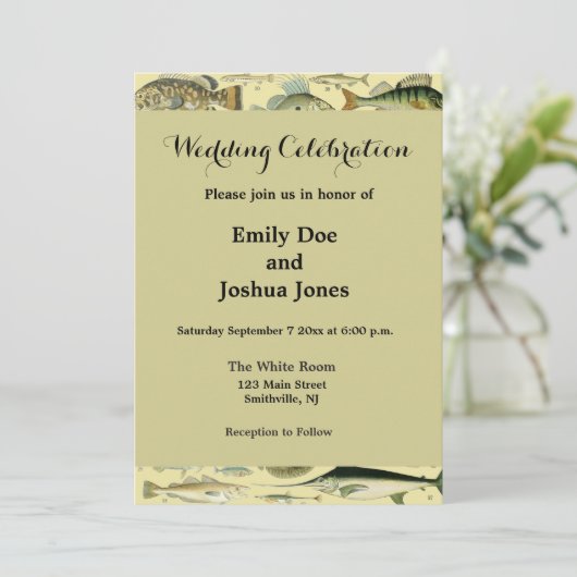  wetenschappelijke Vissende kunst Kaart (Staand voorkant)