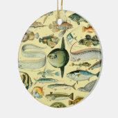  wetenschappelijke Vissende kunst Keramisch Ornament (Links)