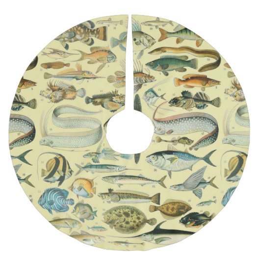  wetenschappelijke Vissende kunst Kerstboom Rok (Voorkant)