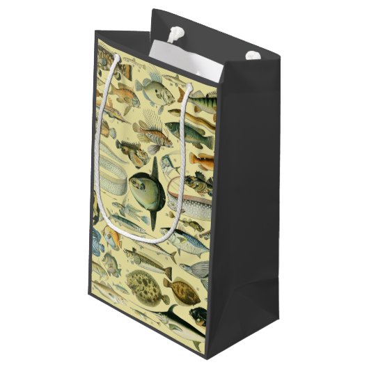  wetenschappelijke Vissende kunst Klein Cadeauzakje (Achterkant Gekanteld)