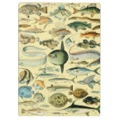 wetenschappelijke Vissende kunst Klembord (Achterkant)