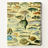 wetenschappelijke Vissende kunst Notitieboek (Achterkant)