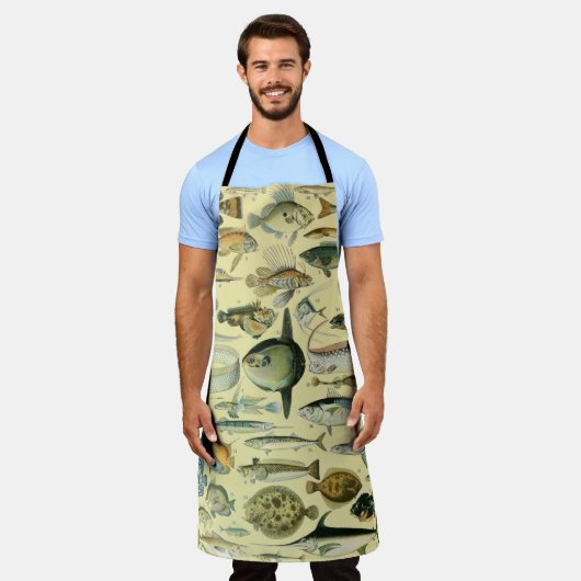  wetenschappelijke Vissende kunst Schort (Gedragen)