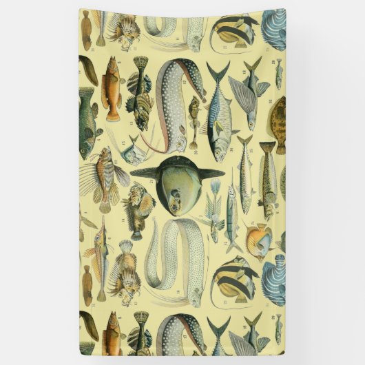  wetenschappelijke Vissende kunst Spandoek (Verticaal)