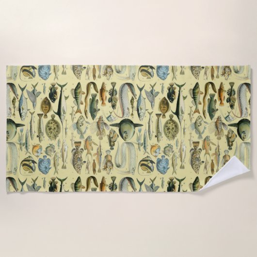 wetenschappelijke Vissende kunst Strandlaken (Voorkant)