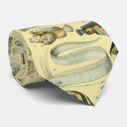  wetenschappelijke Vissende kunst Stropdas (Opgerold)