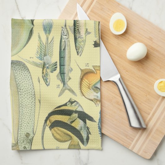  wetenschappelijke Vissende kunst Theedoek (Quarter Fold)