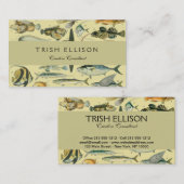 wetenschappelijke Vissende kunst Visitekaartje (Voorkant / Achterkant)