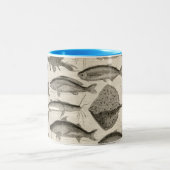  wetenschappelijke viszwemmen Amazon Tweekleurige Koffiemok (Center)