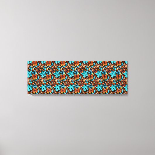 Wetenschappelijke Vlinder Specimens Canvas Kunst (Voorkant)