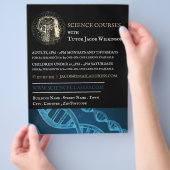 Wetenschappelijke vormgeving, wetenschappelijke cu flyer (Hand)