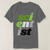 wetenschapper aromantic verticaal op grens 1 t-shirt (Design voorkant)