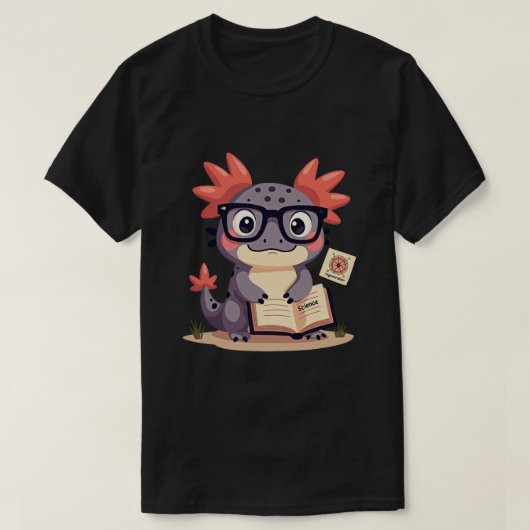 Wetenschapper Axolotl T-shirt (Design voorkant)