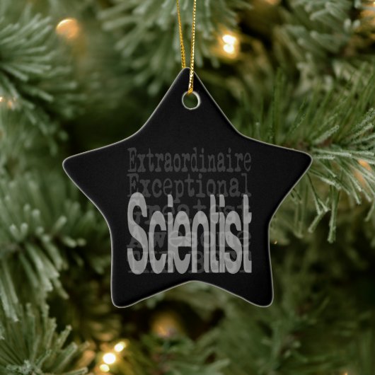 Wetenschapper Extraordinaire Keramisch Ornament (Boom)