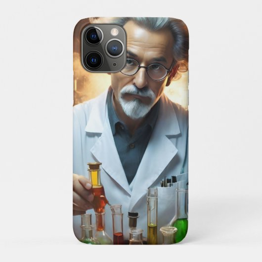 Wetenschapper in een laboratorium die drankjes men Case-Mate iPhone case (Achterkant)