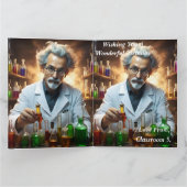 Wetenschapper in een laboratorium die drankjes men kaart (Binnen)