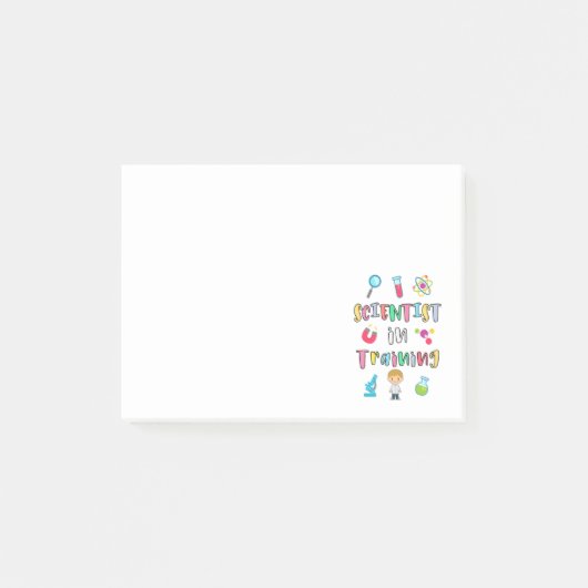 Wetenschapper in Opleiding voor Jonge Wetenschappe Post-it® Notes (Voorkant)